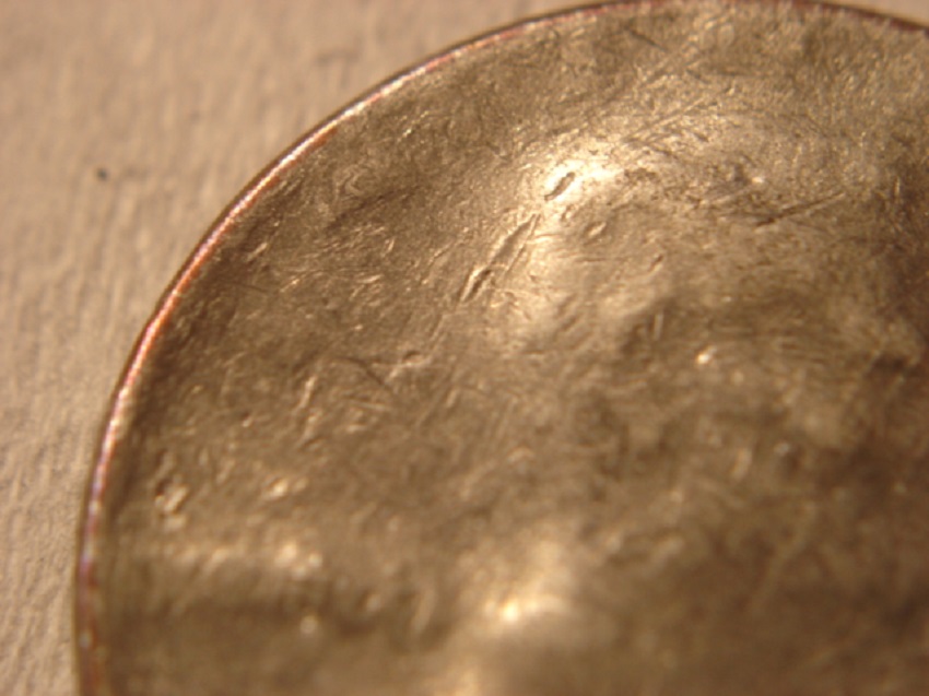 Copper-Lincoln-Memorial-Cent--Capped-Die-Error---Missing-Copper-Obv?
